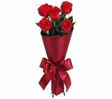 Букет 5 Красных роз Эдлесс Лав в Краснокумском