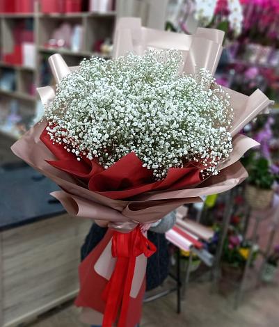 Букет цветов из: Гипсофила в Краснокумском