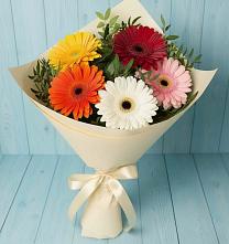 Букет цветов из:  Герберы в Краснокумском