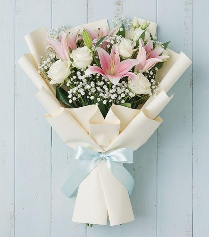 Букет цветов из: Лилии в Краснокумском