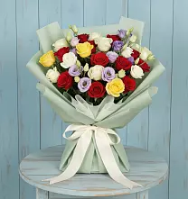 Букет цветов из:  Розы #REPLACE_PRED# Краснокумском
