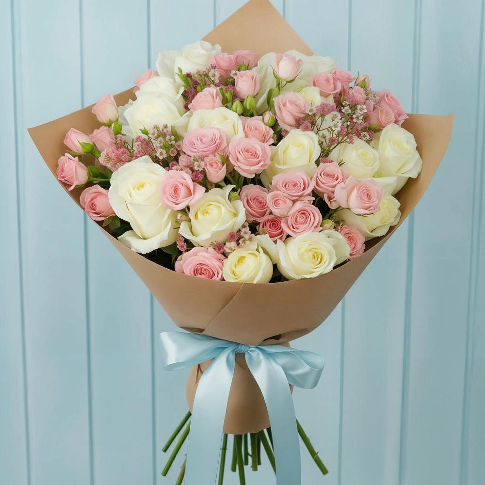 Букет цветов из: Розы в Краснокумском