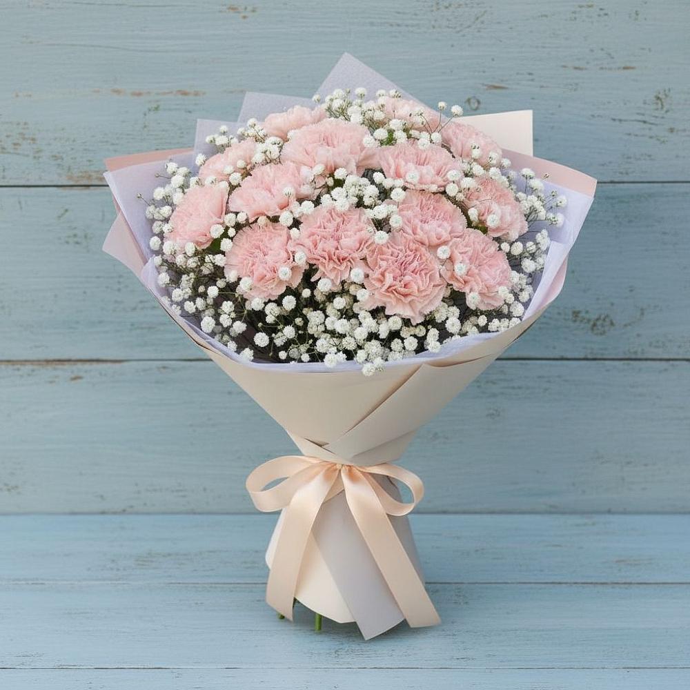 Букет цветов из: Гвоздики в Краснокумском