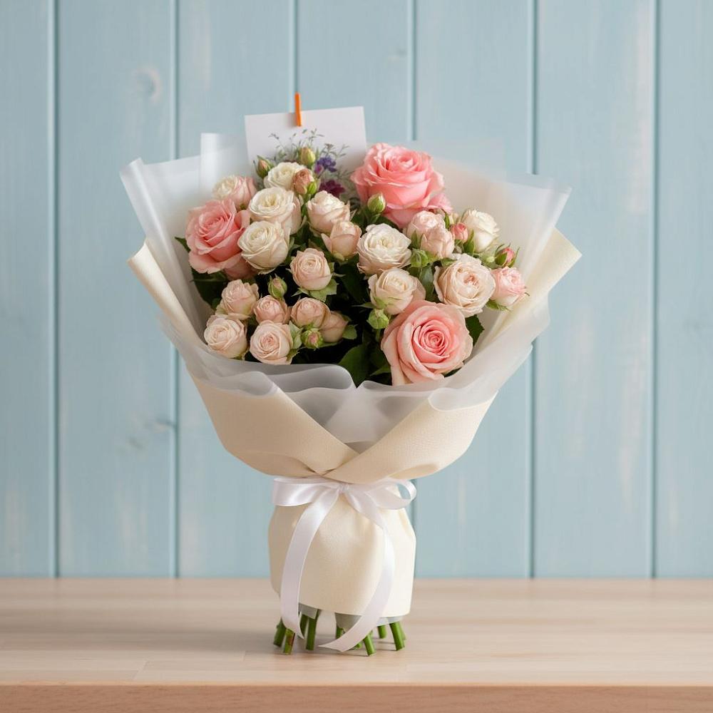 Букет цветов из: Розы в Краснокумском