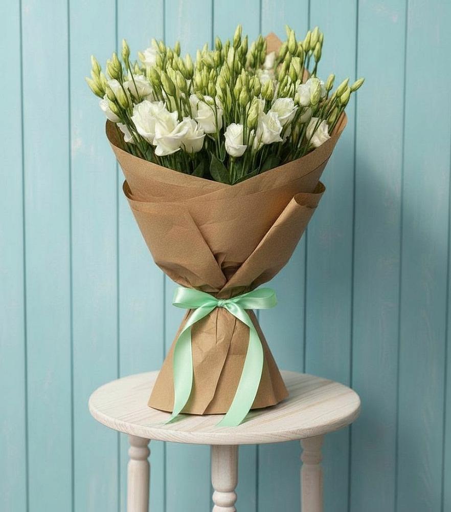 Букет цветов из: Лизиантусы в Краснокумском