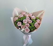 Букет цветов из:  Розы и Хризантемы в Краснокумском