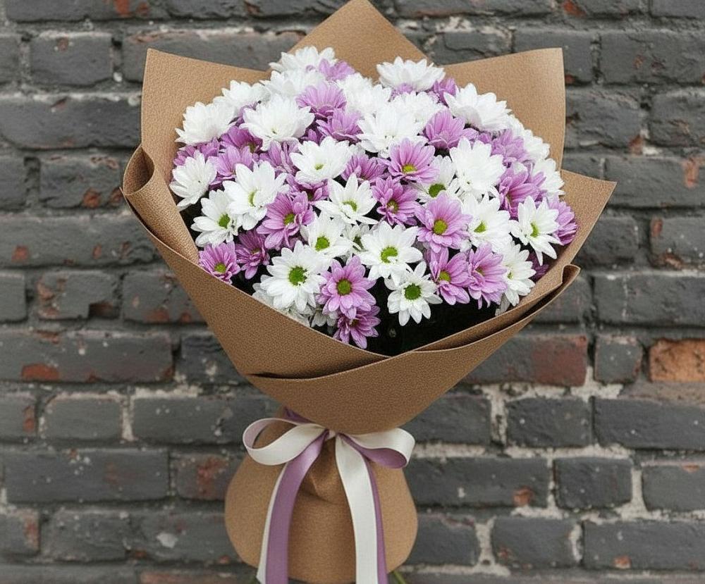 Букет цветов из: Хризантемы в Краснокумском