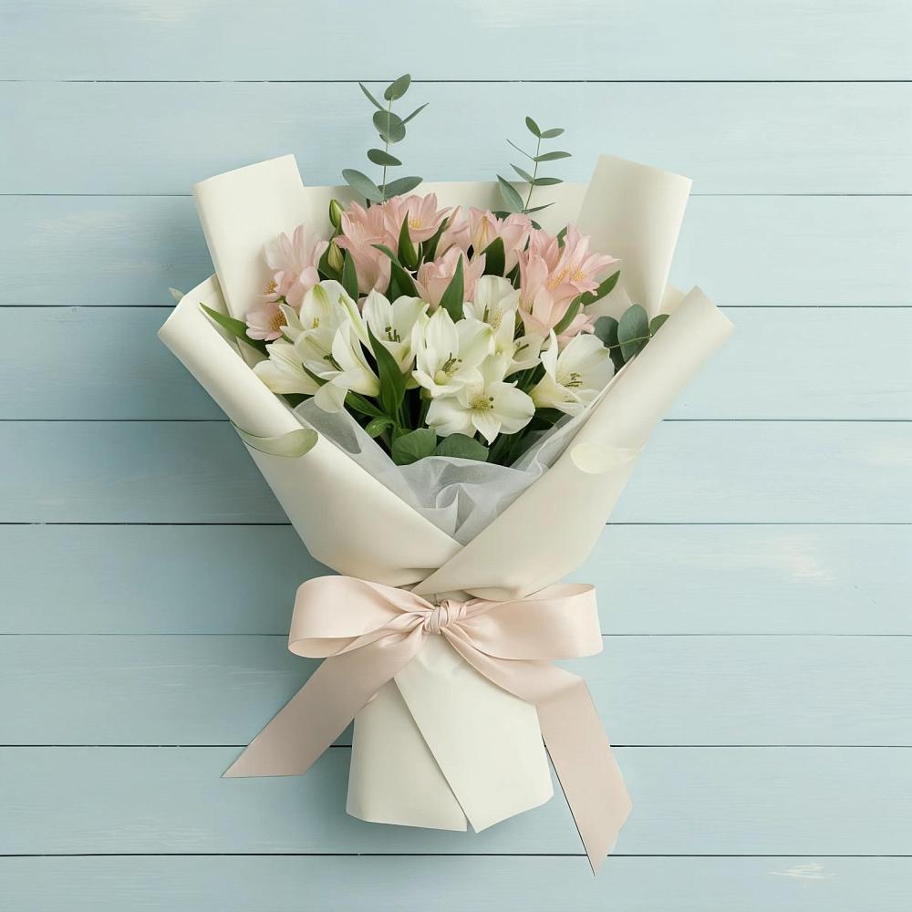 Букет цветов из: Альстромерии в Краснокумском