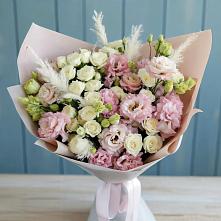 Букет цветов из:  Альстромерии и Розы в Краснокумском
